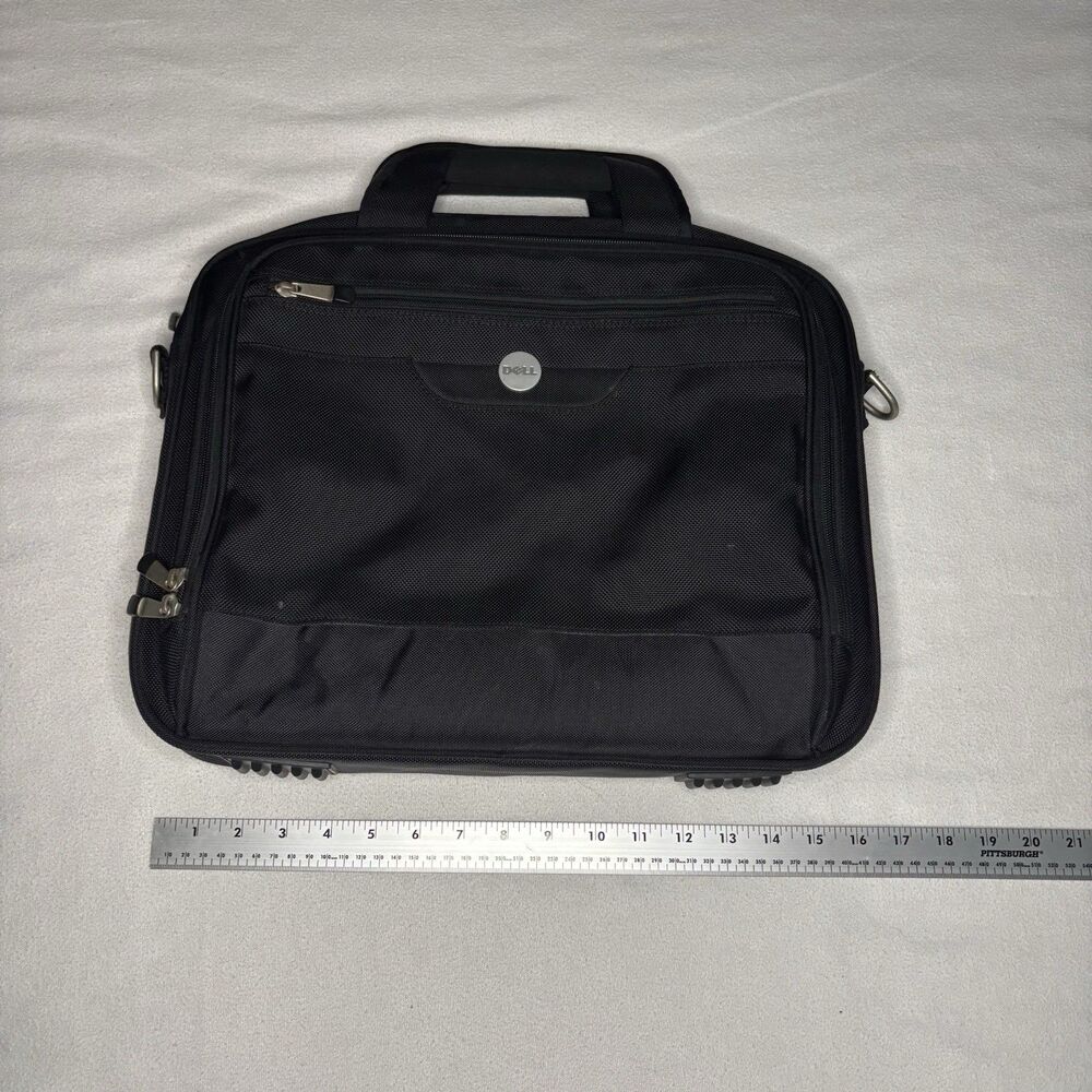 Dell Laptop Briefcase Bag Unisex XL‎ Black Ballistic Nylon Travel Business